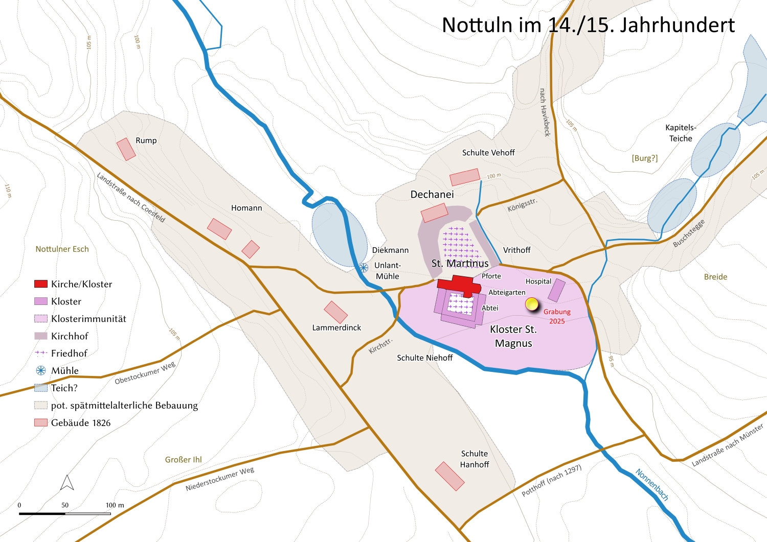Nottuln um 1400